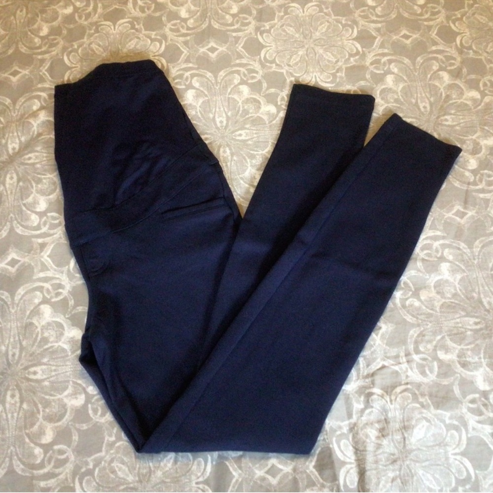 Stork & Babe maternity navy jeggings
